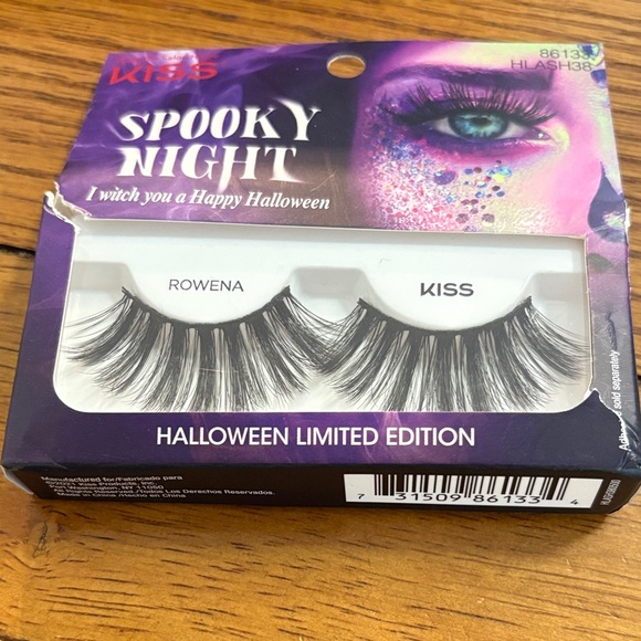 KISS Spooky Night Halloween Limited Edition Lashes - Black - Picture 1 of 2